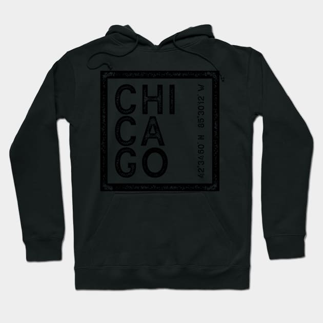 CHICAGO Hoodie by PAINTMONKEYS